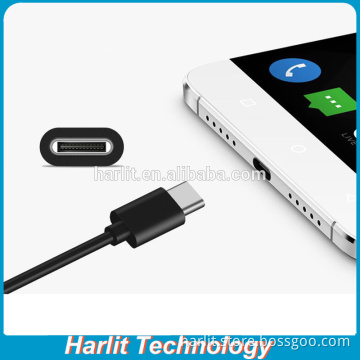 USB A to USB 3.1 Type C Charge Cable For Xiaomi Mobile Phone Black